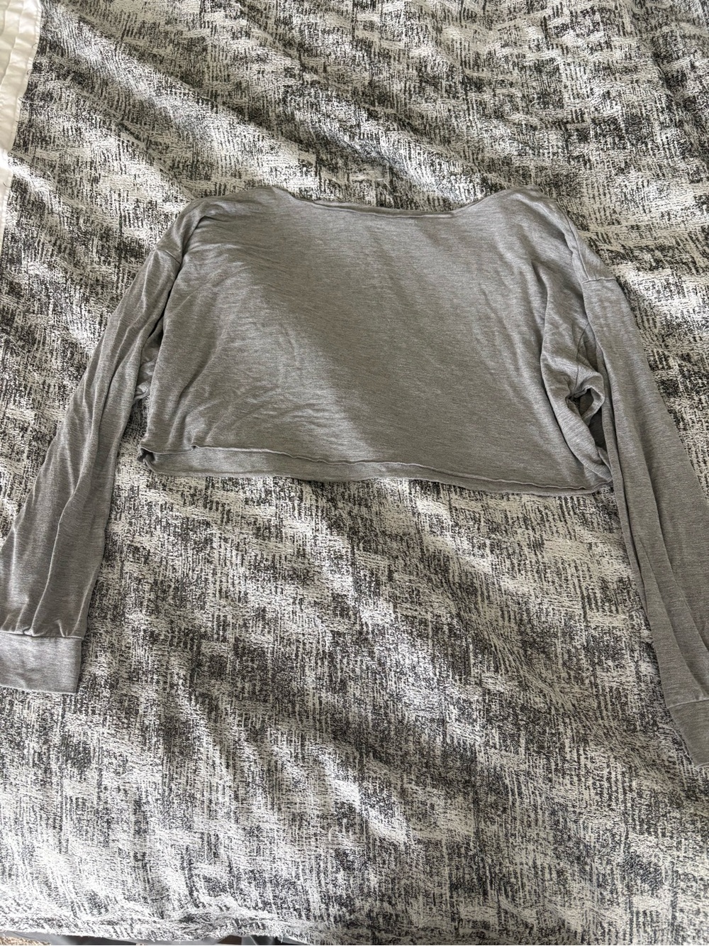 Dazy Long Sleeve Crop Top Size Medium